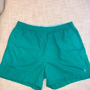 Polo Swim Trunks—Size L—Green